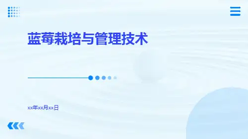 蓝莓栽培与管理技术