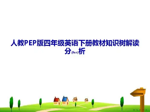 教学机构人教PEP版四年级英语下册《教材知识树解读分析》ppt课件