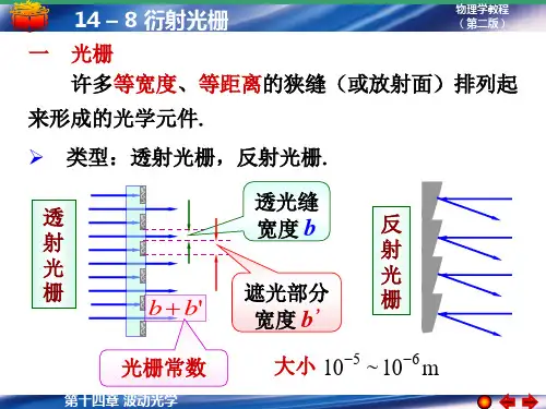 大学物理 波动光学 衍射光栅