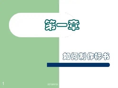 如何制作标书PPT(共39张).ppt