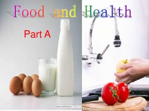 六年级英语上册Unit3《FoodandHealth》(PartA) 优秀课件1(新版)闽教版