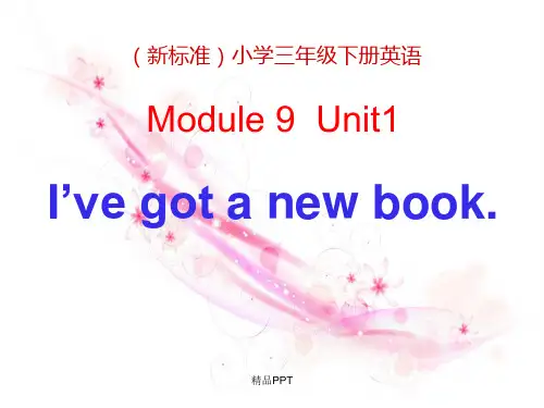 外研版(三起)(2012)小学英语三年级下册Module 9 Unit 1 I've got a new book.课件(6)