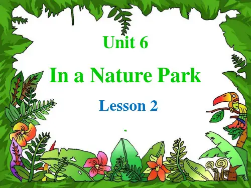2小学英语《Unit_6_In_a_Nature_Park-精品课件