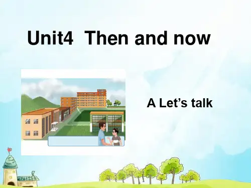 pep六年级下册unit_4_Alets talk