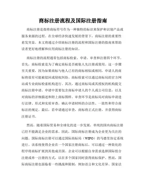 商标注册流程及国际注册指南