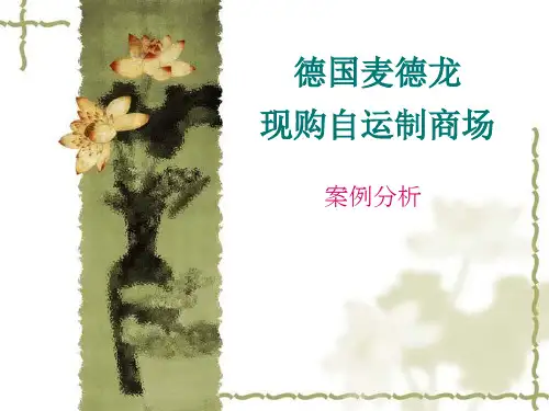 麦德龙 案例分析