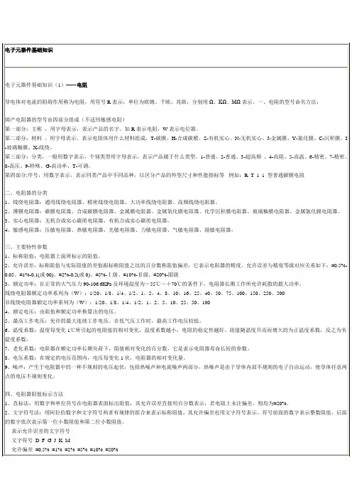 电子元器件详解