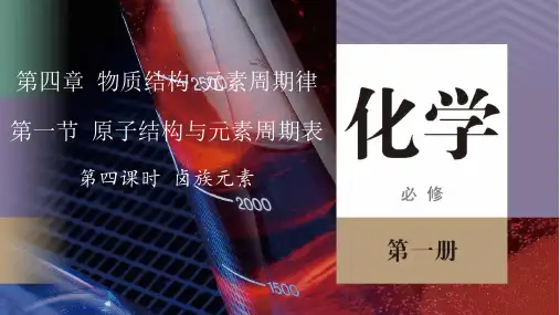 化学人教版(2019)必修第一册4.1.4卤族元素(共21张ppt)