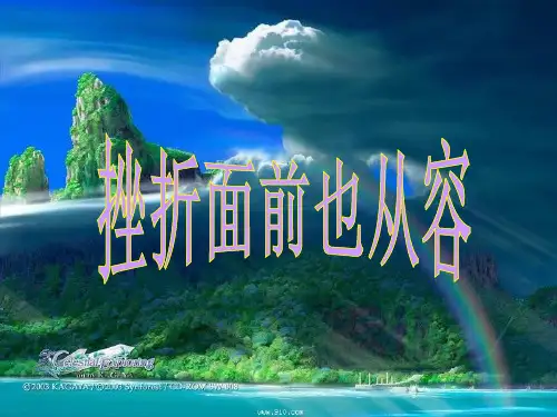 挫折面前也从容2011