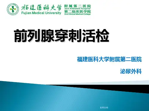 前列腺穿刺活检
