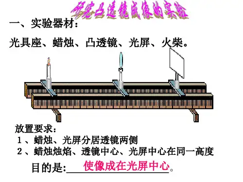 教学课件：透镜和视觉第二课时