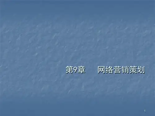 网络营销策划ppt课件