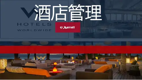 万豪酒店集团 ppt课件
