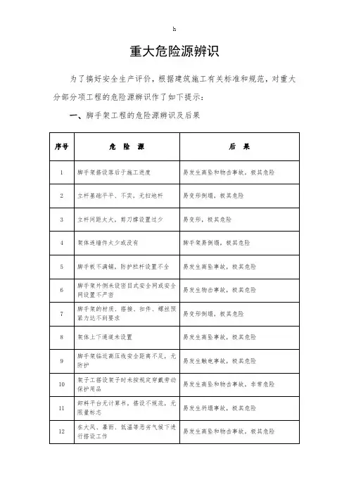 《重大危险源辨识》word版
