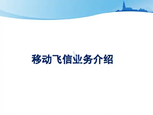 飞信业务介绍
