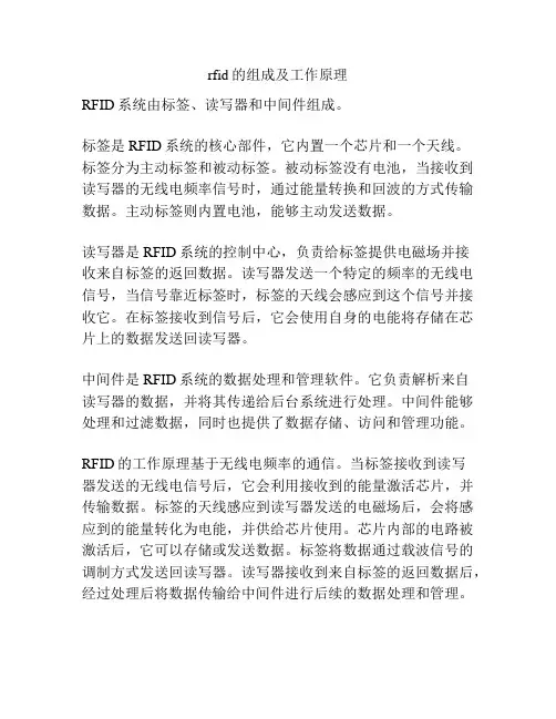 rfid的组成及工作原理