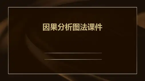 因果分析图法课件