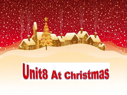 译林版(三起)五年级上册英语Unit 8 At ChristmasA课件