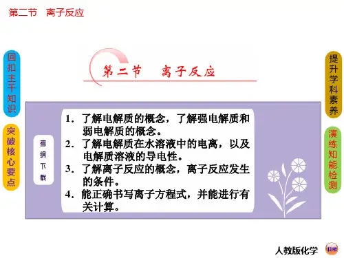 高考化学总复习 ：离子反应(76张PPT)