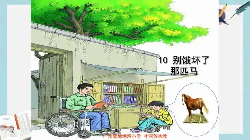 人教六年级语文上册课件：六年级上10别饿坏了那匹马PPT课件
