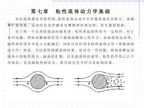粘性流体动力学基础