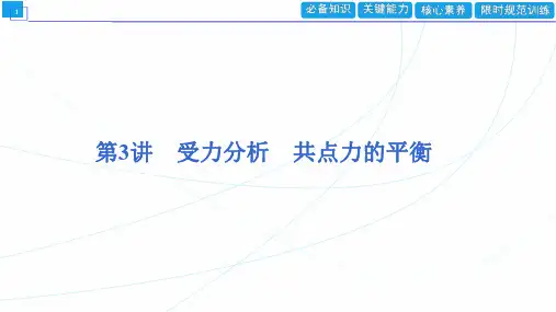 受力分析 高中物理课件 第二章 力学 第3讲