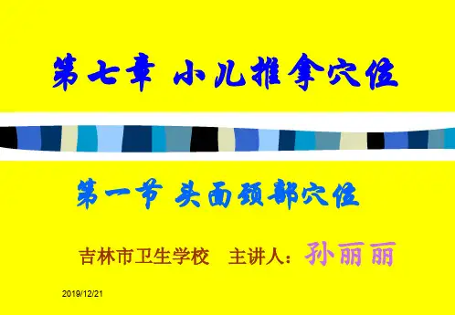 小儿推拿穴位ppt课件