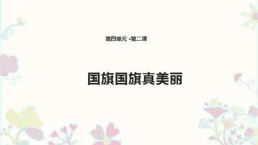 二年级下册道德与法治课件-11 国旗国旗真美丽教科版 (共14张PPT)