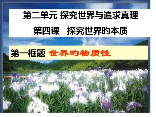 探究世界的本质