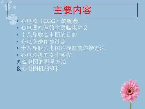 十八导联心电图演示幻灯片