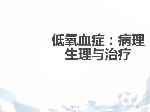 低氧血症  ppt课件