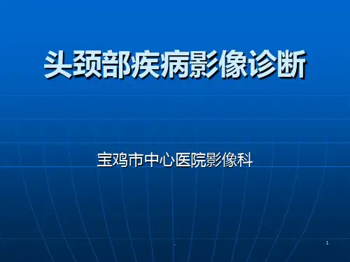 头颈部影像学PPT课件