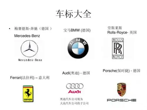 车标大全