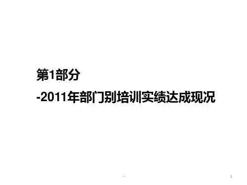 培训需求分析与年度培训计划制定PPT课件