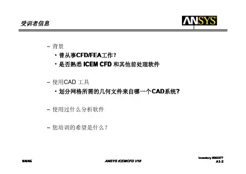 1-ICEM cfd 基础教程