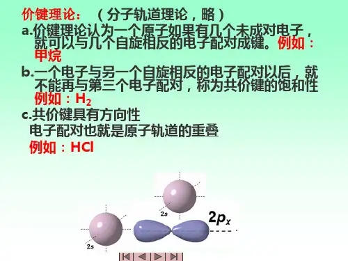 第二章-有机化合物的化学键课件