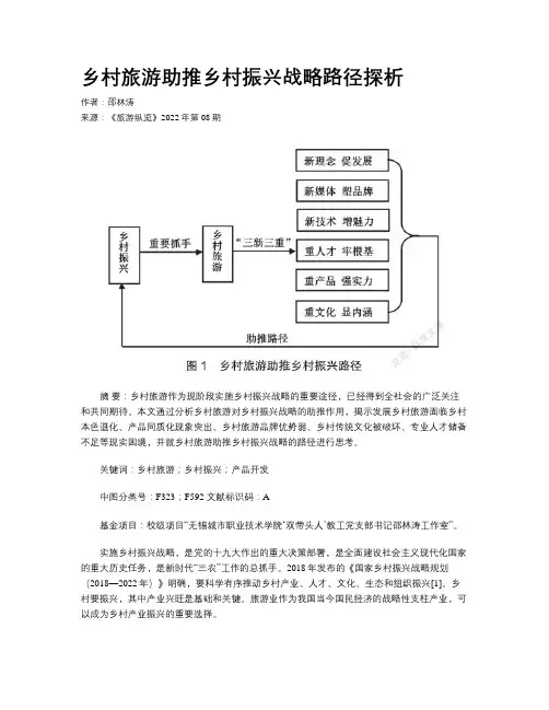 乡村旅游助推乡村振兴战略路径探析