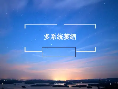多系统萎缩(MSA)ppt课件