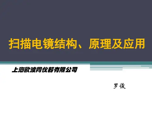扫描电镜原理及应用