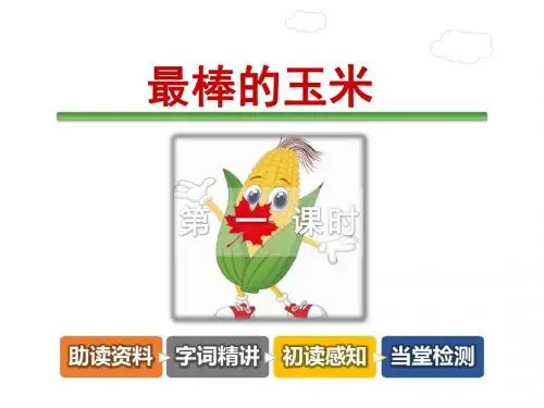 最棒的玉米PPT