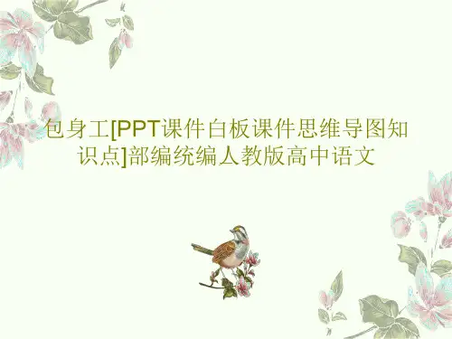 包身工[PPT课件白板课件思维导图知识点]部编统编人教版高中语文PPT文档50页
