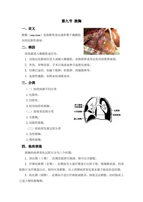 脓胸