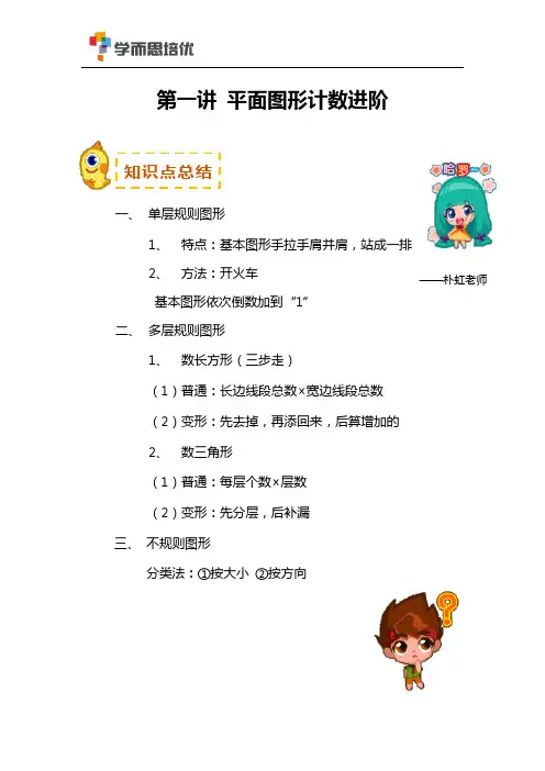 第一讲 平面图形计数进阶