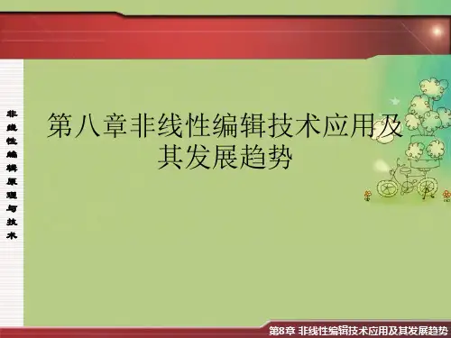 非线性编辑技术应用及其发展趋势最全PPT