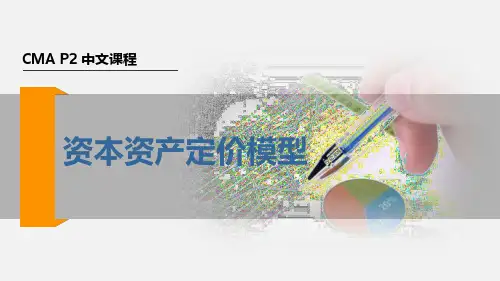 2017美国注册管理会计师(CMA) P2 第二章 公司金融- 资本资产定价模型