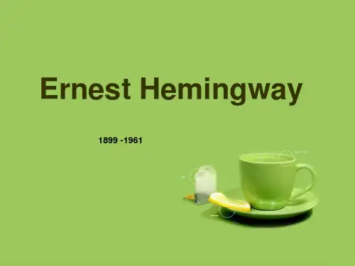 ErnestHemingway海明威生平英文简介