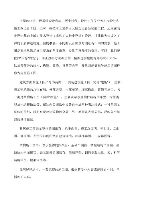 建筑施工图常用符号及图例
