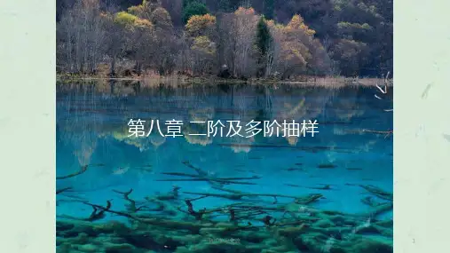 第八章 二阶及多阶抽样课件