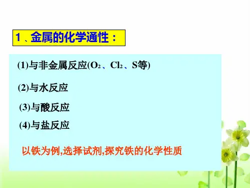 物质分类通性