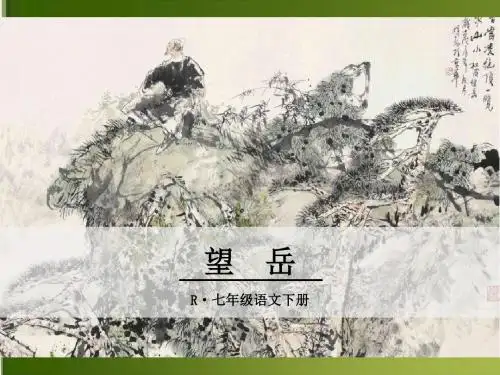 望岳--ppt优秀课件